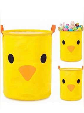 Yellow Chick Collapsible Storage Bin